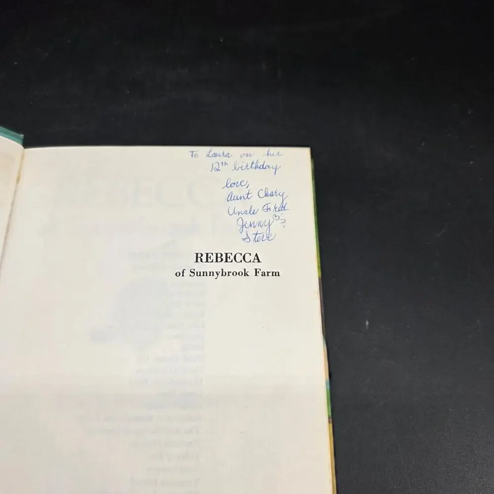 Rebecca of Sunnybrook Farm Kate Douglas Wiggin Golden Illustrated Classic 1965